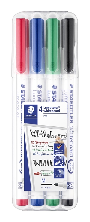 Staedtler WB Marker Lumocolor rund 1mm assortiert (4)